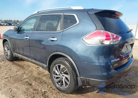 2016 Nissan Rogue Sl из США, поврежденный, VIN 5N1AT2MV5GC888276